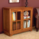 Woodworking Project Paper Plan to Build Glass-Door Bookcase alt 0