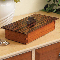 Downloadable Woodworking Project Plan to Build Tabletop Treasure Box alt 0