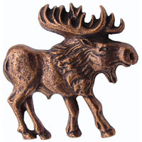Walking Moose Pull, Right, Antique Copper, Model 183AC alt 0