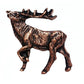 Walking Elk Pull Left Antique Copper Model 051AC alt 0