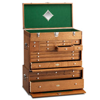 Ultimate USA Treasure Chest and Base Set in Quarter Sawn Golden Oak alt 0
