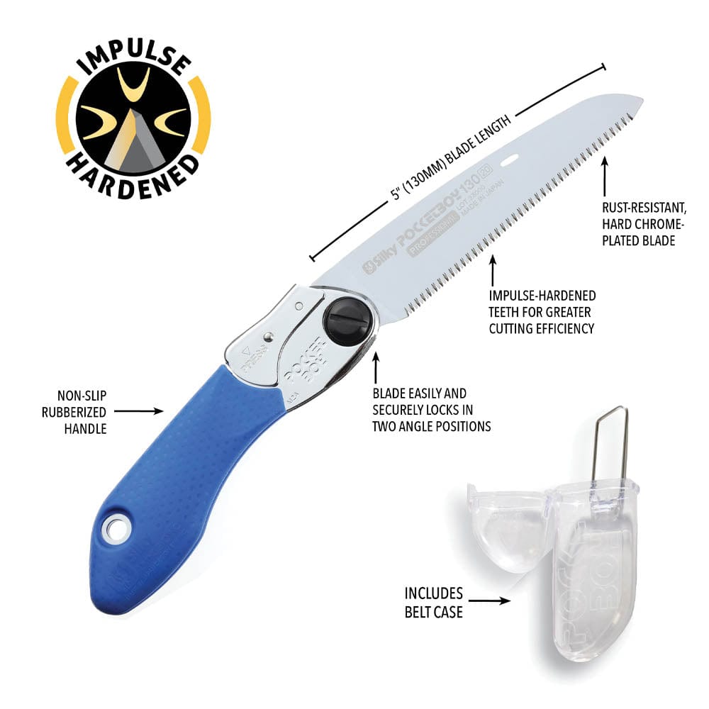 POCKETBOY 130mm, Fine Teeth