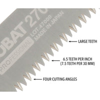 ZUBAT 270mm, Large Teeth