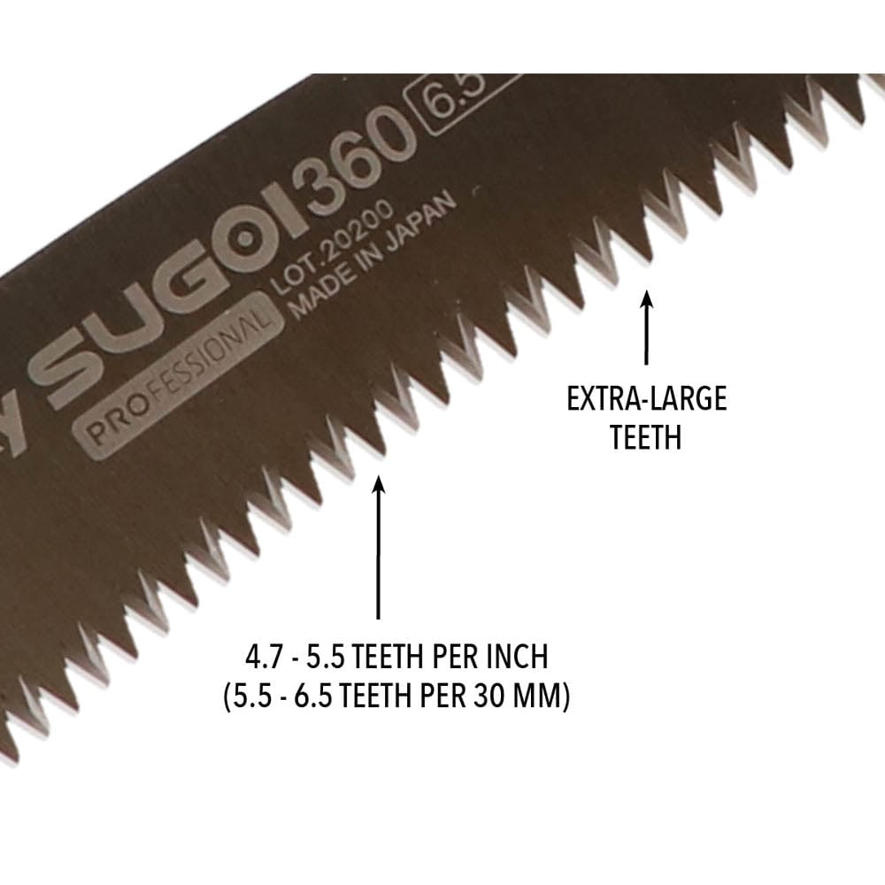 SUGOI Replacement Blade, 360mm, Extra Large Teeth