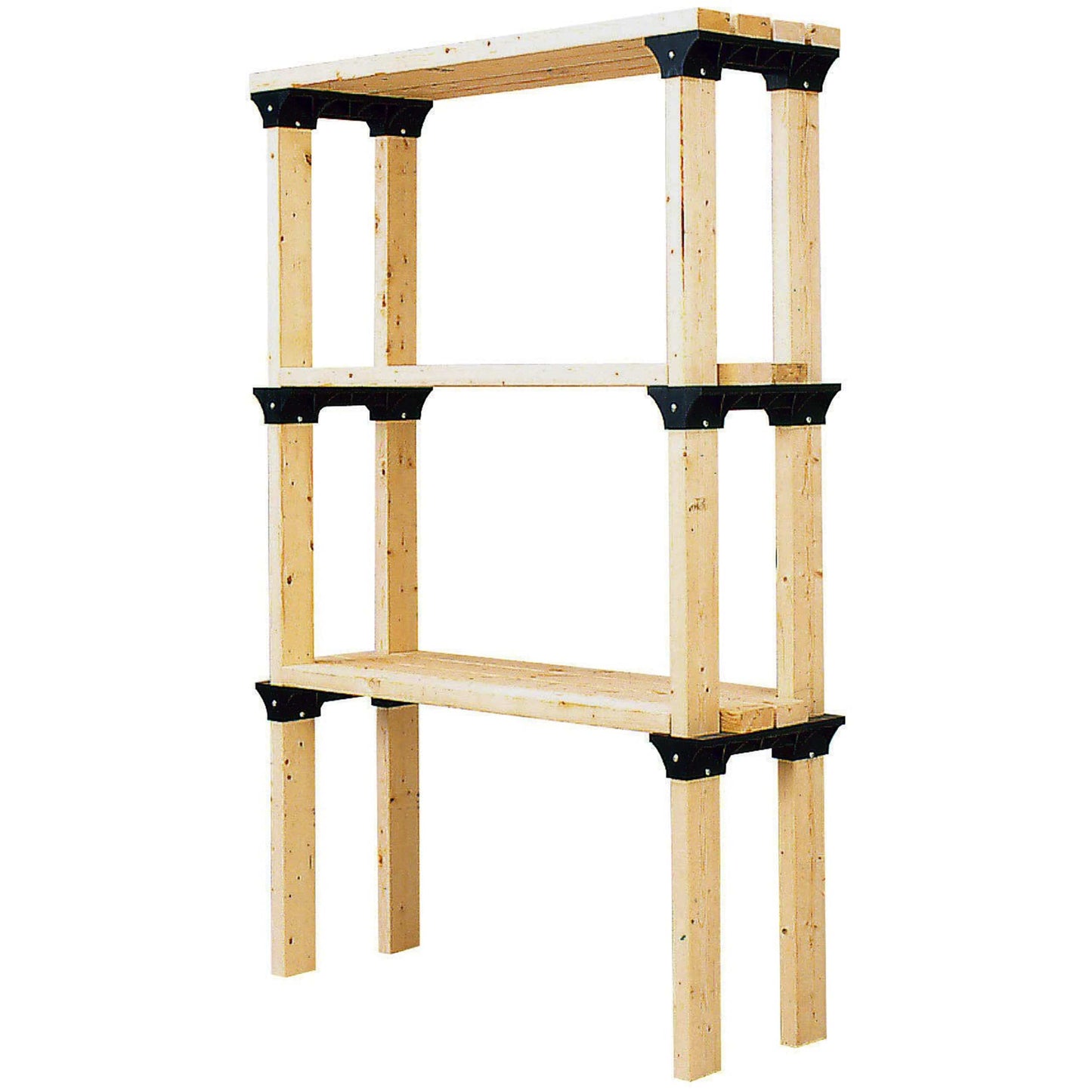 2x4 ShelfLinks 6-Pack -Black alt 0