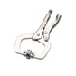 11" Locking C-Clamp with Swivel Pads 3.1" Capacity alt 1