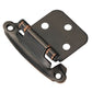 Surface Self-Closing Flush Hinges Project Pack, Oil Rubbed Bronze, 20 pieces alt 0
