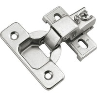 Concealed Face Frame Hinge with 1/2" (2-piece) Overlay Project Pack, Bright Nickel alt 0