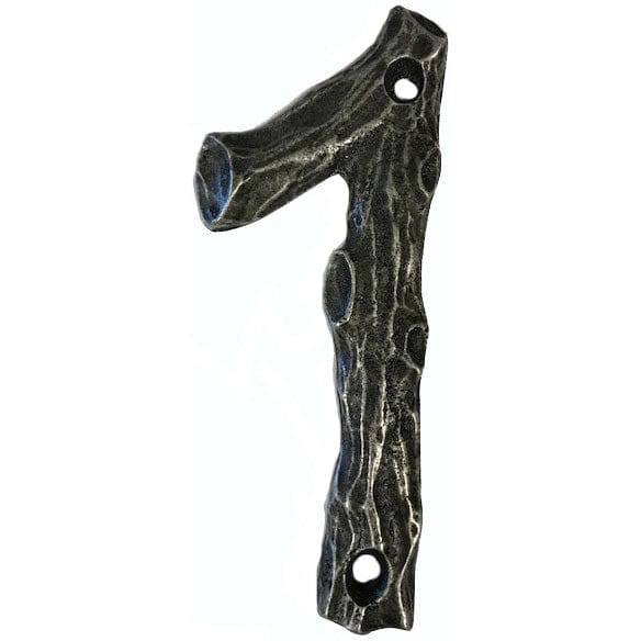 LHN1-P Log House Number 1, Pewter, 1 piece alt 0