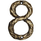 LHN8-N Log House Number 8, Nickel, 1 piece alt 0