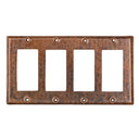 Quadruple Ground Fault/Rocker GFI Switchplate Cover alt 0