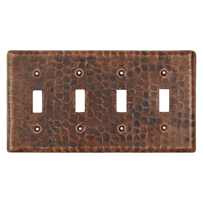 Switchplate Cover - Quadruple Toggle Switch alt 0