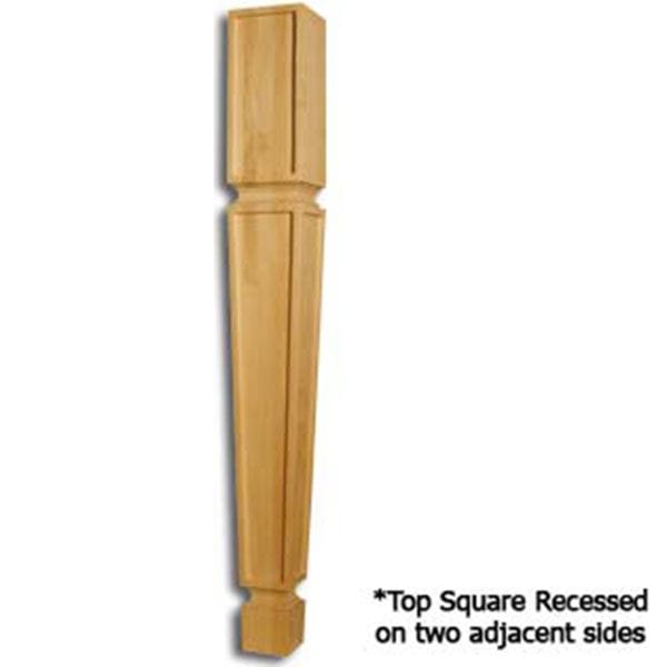 TapMissionDinTable Leg Pine alt 0