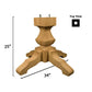 Trans Pedestal Kit Red Oak alt 0