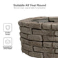 Rock Lock Raised Garden Bed End Rock Pack