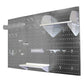4' Metal Pegboard Standard Tool Storage Kit - Galvanized Metallic Toolboard & White Accessories alt 0