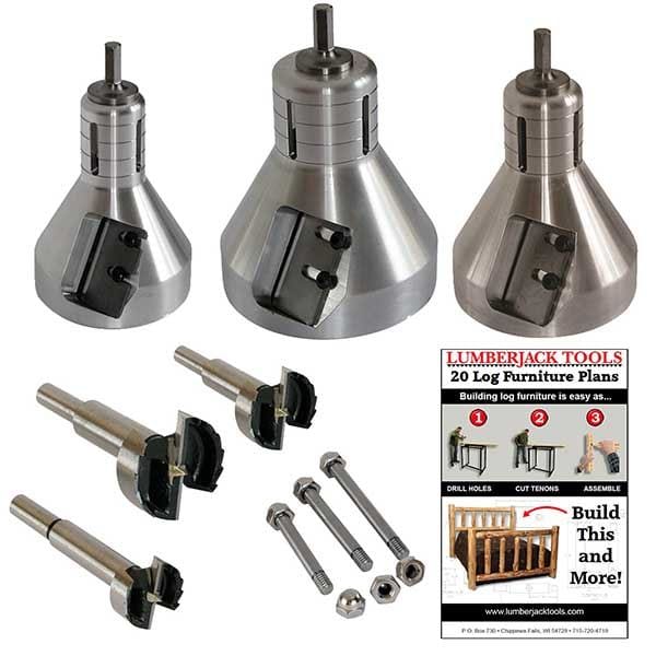 Industrial Master Kit for Tenons, 1", 1-1/2", 2" alt 0