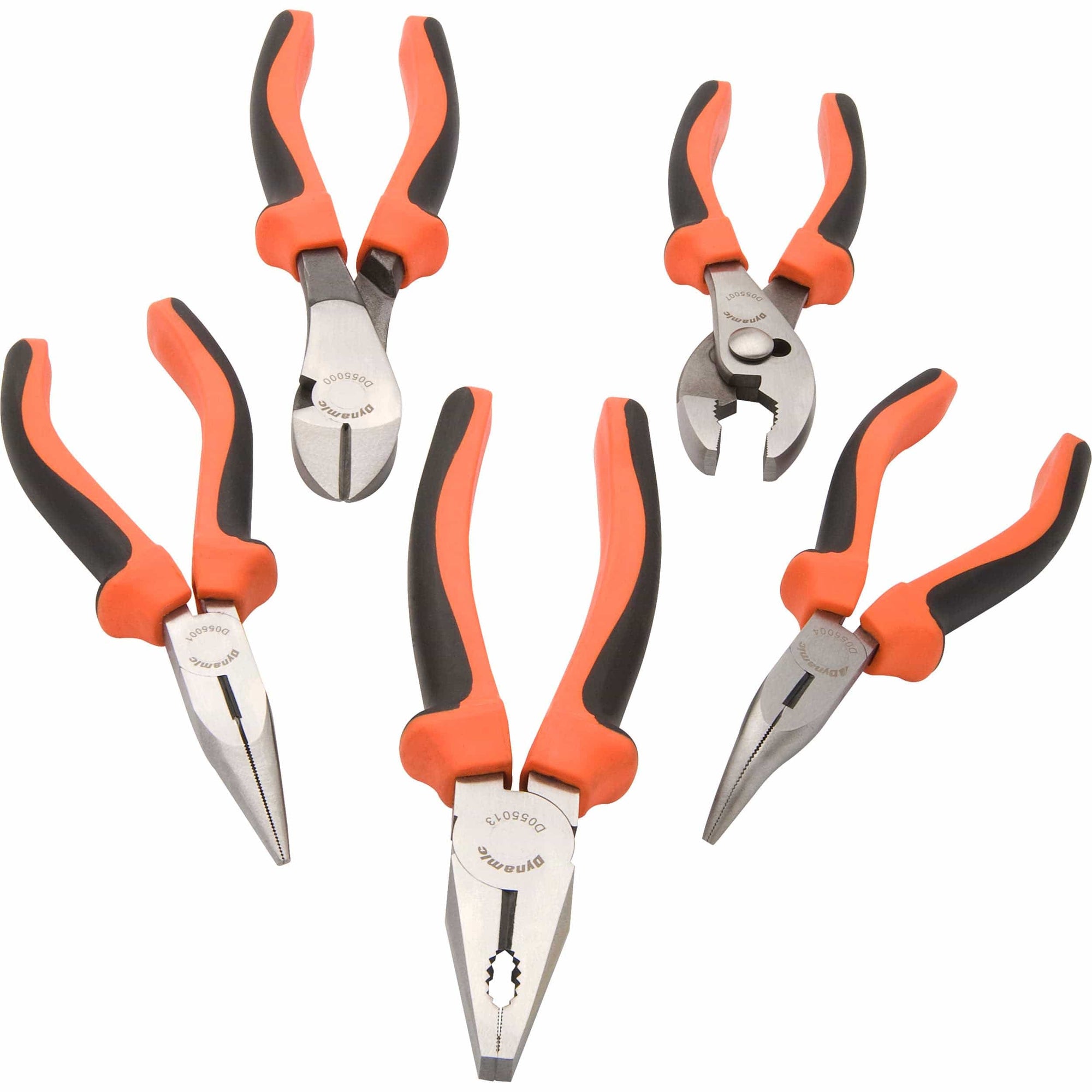 Plier Set with Comfort Grip Handles, 5pc alt 0