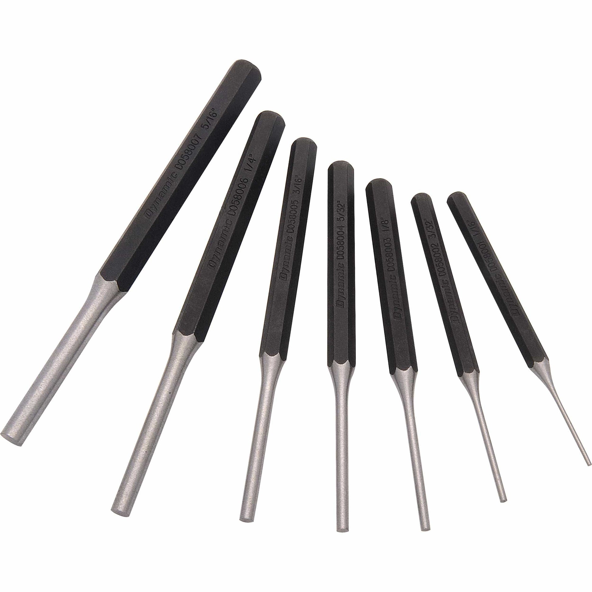 Pin Punch Set, 1/16" - 5/16", 7pc alt 0