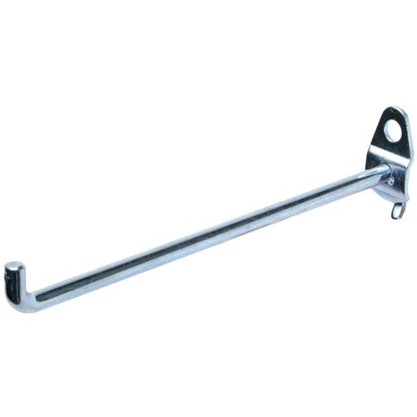 DuraHook 6" Single Rod, 90 Degree Pegboard Hook, 10 Pack alt 0