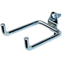 DuraHook 2 3/4" Double Rod, 80 Degree Pegboard Hook, 10 Pack alt 0