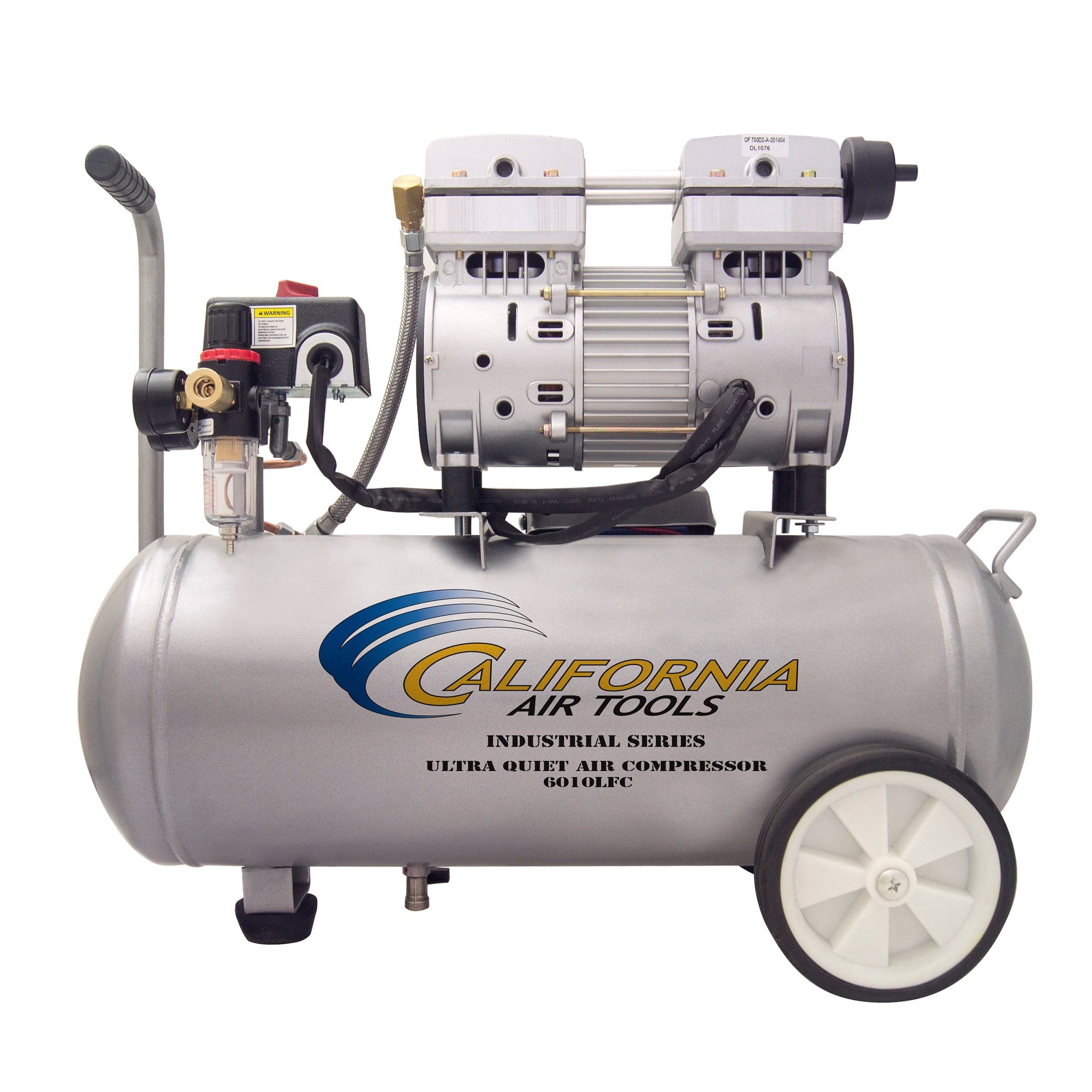 1HP 6 Gallon Oil-Free Steel Tank Air Compressor alt 0