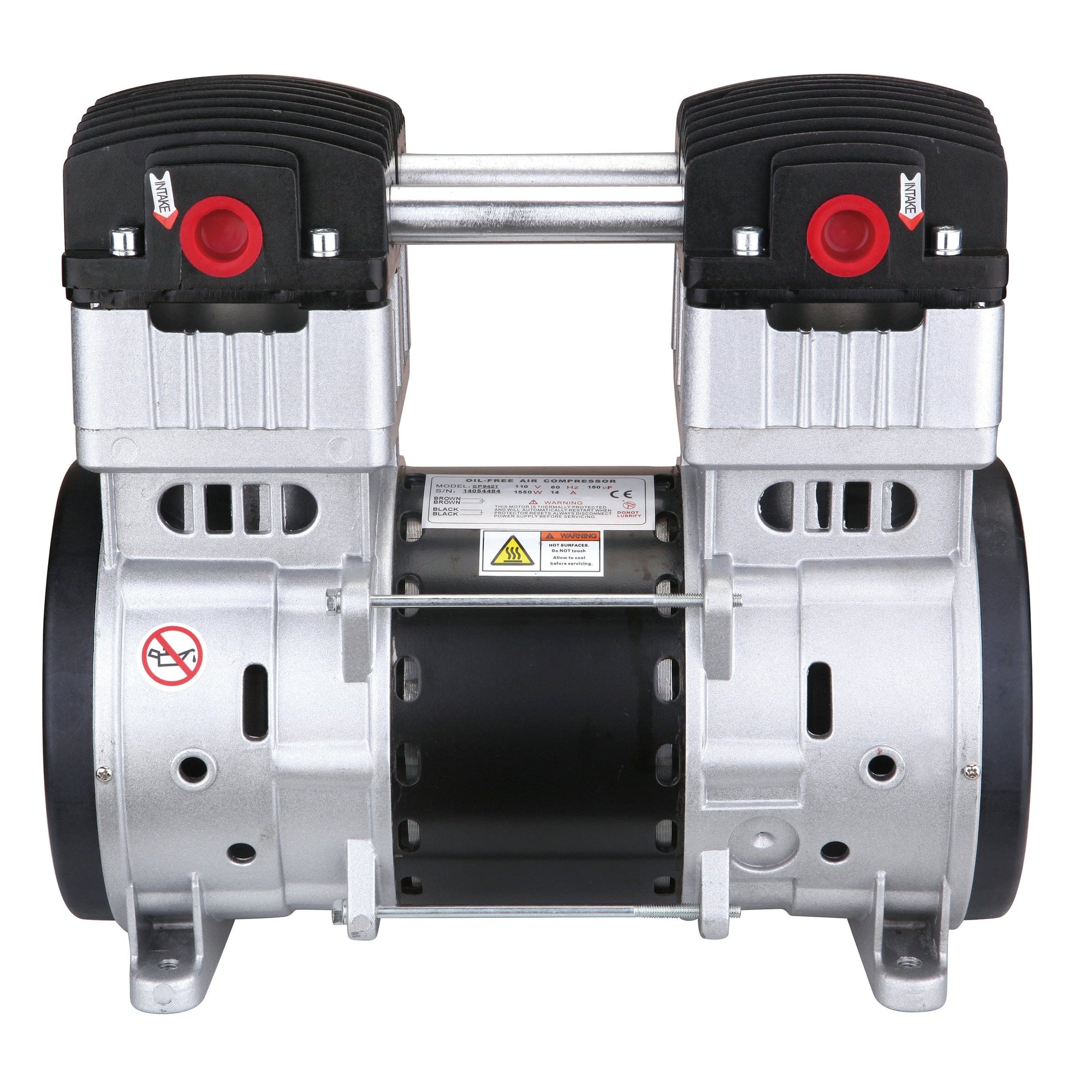 SP-9421 2 HP Ultra Quiet and Oil-Free Air Compressor Motor alt 0