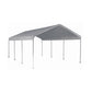 Super Max 12' x 20', Premium Canopy, White alt 0