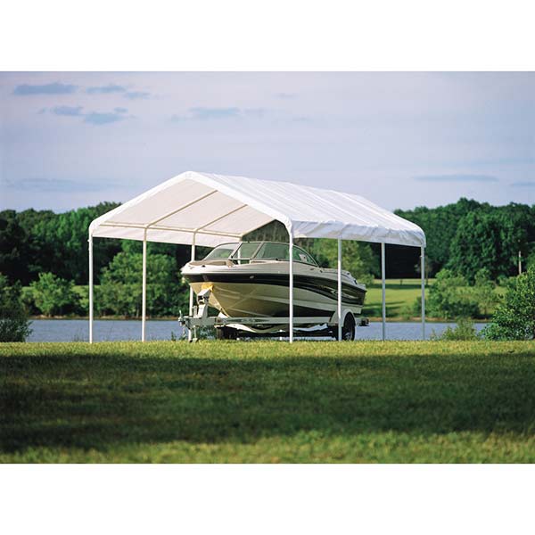 Super Max 12' x 20', Premium Canopy, White alt 0