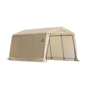 Auto Shelter, 10' x 15' x 8', Peak Style Instant Garage, Sandstone alt 0