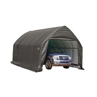 Garage-in-a-Box 13' x 20' x 12', Peak Style for SUV/Truck, Gray alt 0