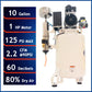 1HP 10 Gallon Oil-Free Steel Tank Air Compressor with Air Drying System and Aftercooler alt 0