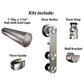 Stainless Steel -304  Grade-Sliding Rolling Door Hardware Ki alt 1