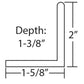 Stainless Steel Adjustable Floor Guides For Wood Doors alt 1