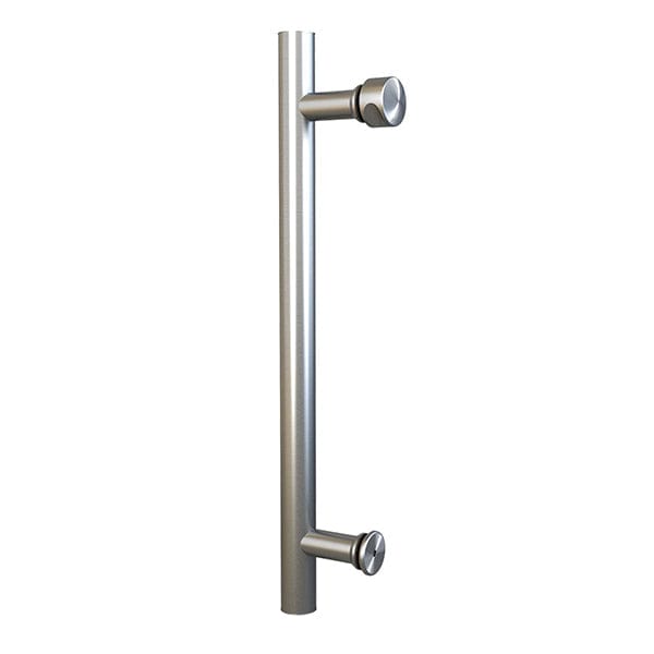 Stainless Seel 15-3/4" Single Sided Pull for Wood or Glass D alt 0