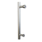 Stainless Seel 15-3/4" Single Sided Pull for Wood or Glass D alt 0