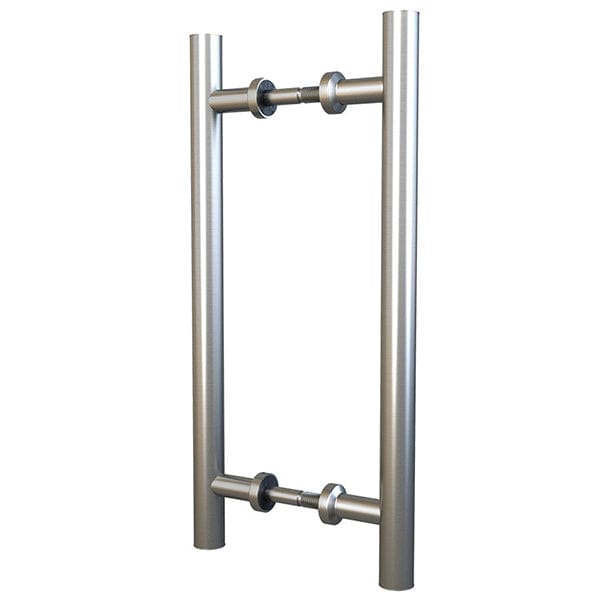 Stainless Seel 15-3/4" Double Sided Pull for Wood or Glass D alt 0