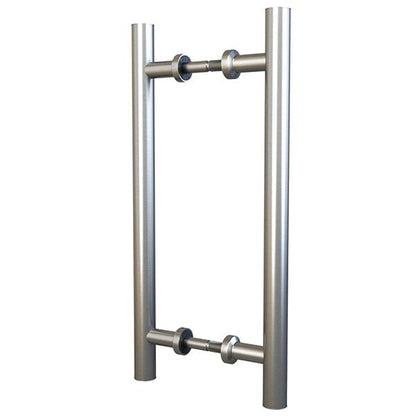 Stainless Seel 15-3/4" Double Sided Pull for Wood or Glass D alt 0