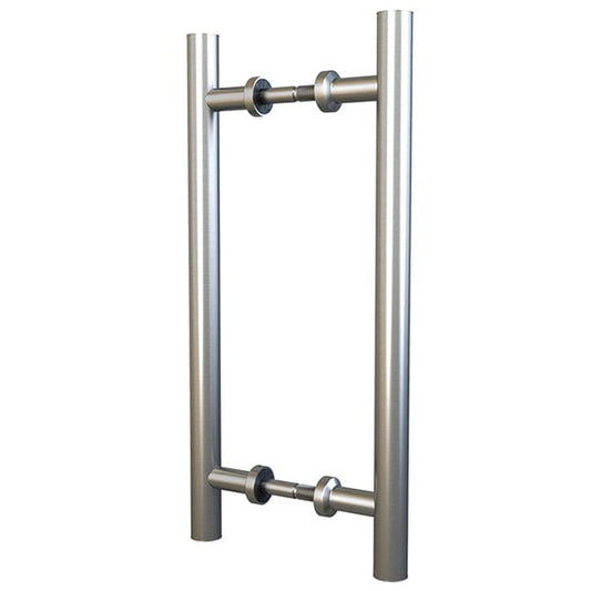 Stainless Seel 15-3/4" Double Sided Pull for Wood or Glass D alt 0