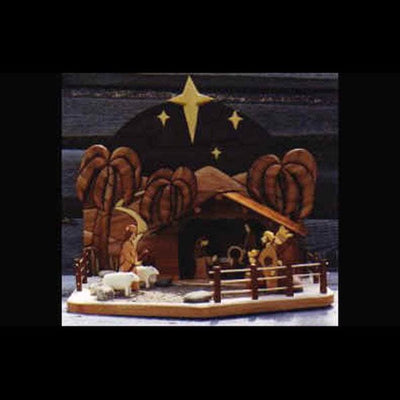 Nativity Scene Intarsia Pattern alt 0