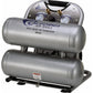 1HP 4-3/5 Gallon Oil-Free Twin Portable Steel Tank Air Compressor alt 0