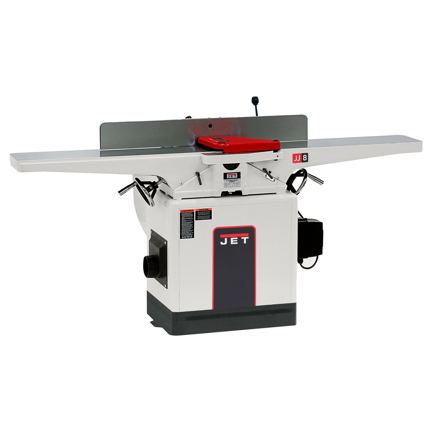 8" Closed Stand Jointer - 2 HP 1 Ph 230V - Straight Knife - JWJ-8CS alt 0
