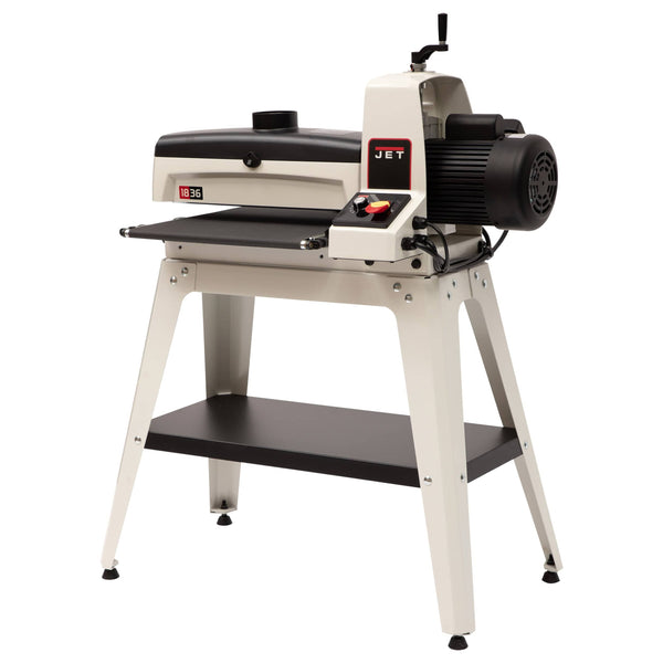 18" Drum Sander with Open Stand - 1-3/4 HP 1 Ph 115V - JWDS-1836