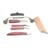 4pc Chip Carving Knives with Draw Knife alt 0
