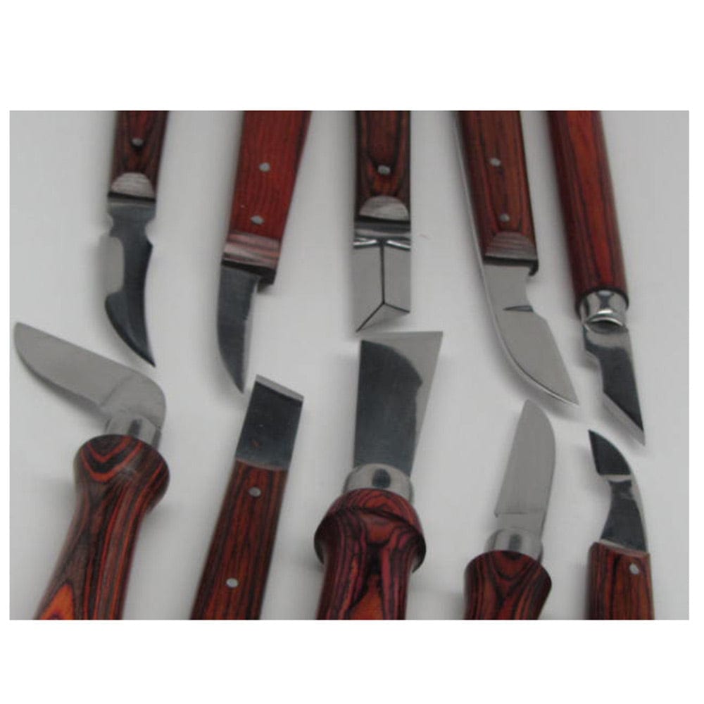 Woodcarving Miscellaneous Chip Carving Knives 10 piece Set alt 0