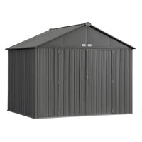 EZEE Shed, 10x8, Extra High Gable, 72 in walls, Charcoal Gray alt 0