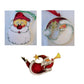 Three Santa Face  Woodworking Pattern and Picture alt 0