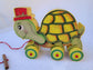 Turtle Pull Toy  Woodworking Pattern and PictureTURTLE PULL TOY alt 0