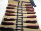 15pc Oval, Round & MM Carvers Punches w/Tool Roll alt 0