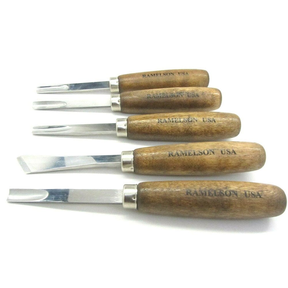 Ramelson Large Woodcarving Gouge & Chisel Set | Woodcraft